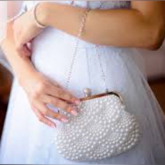 Vintage wedding day fully beaded white evening bag made in ❤️Hong Kong❤️ - Picture 8 of 17